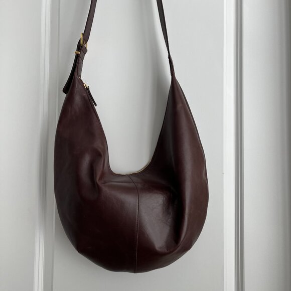Madewell "Essential Curve Shoulder Bag" - Chocolate Raisin - Picture 3 of 5
